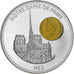 France, Medal, Les Joyaux de Paris, Notre-Dame de Paris, Silver, MS(64)