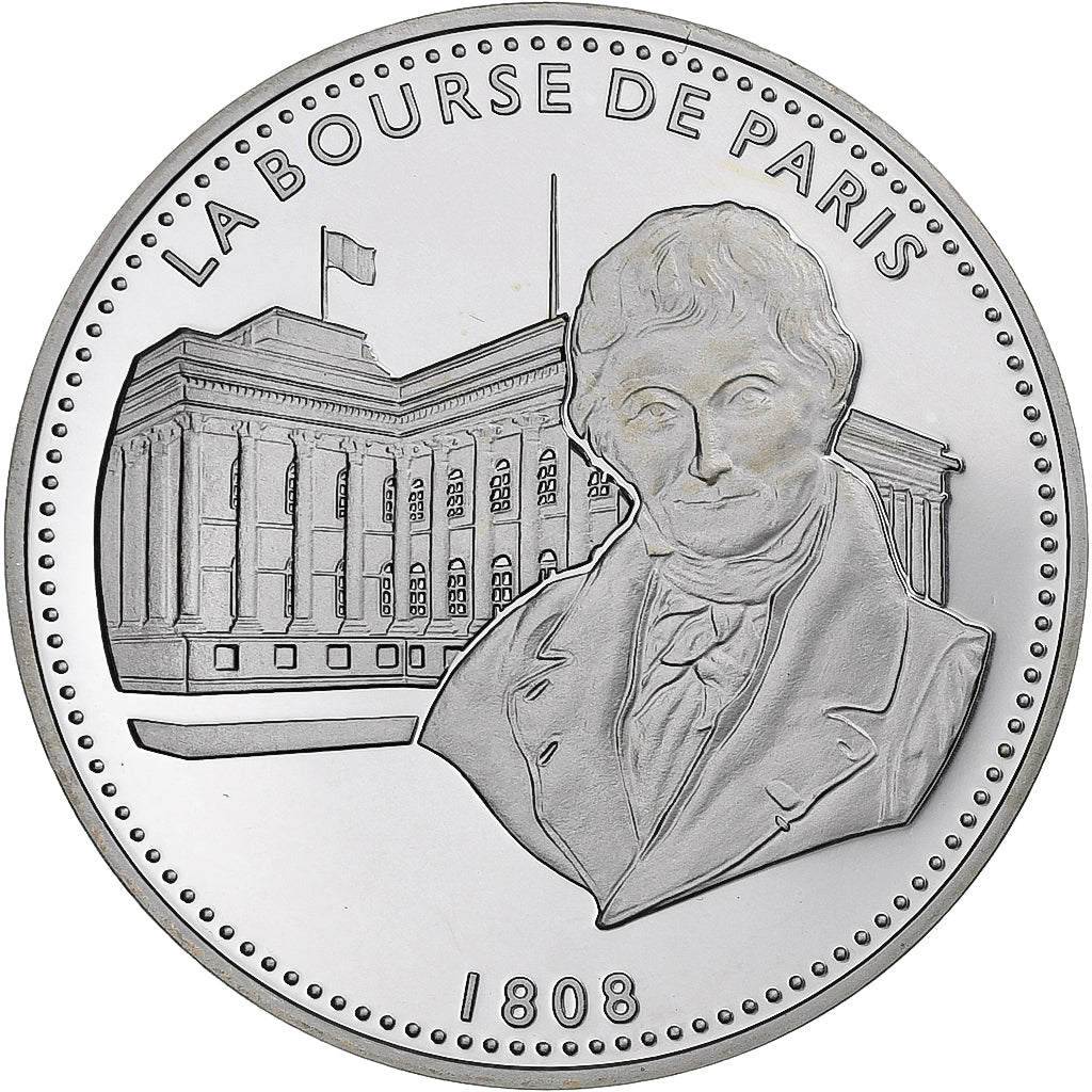 France, Medal, Les Joyaux de Paris, La Bourse, Silver, MS(64)