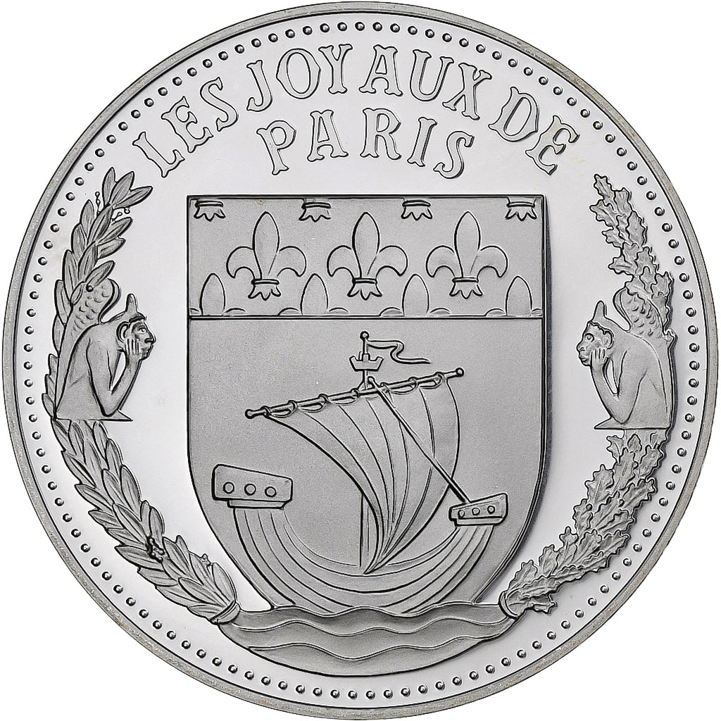 France, Medal, Les Joyaux de Paris, La Bourse, Silver, MS(64)