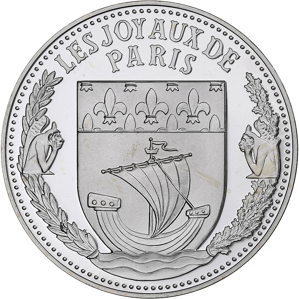 Francja, medal, Les Joyaux de Paris, Le Palais du Luxembourg, Srebro, MS(64)