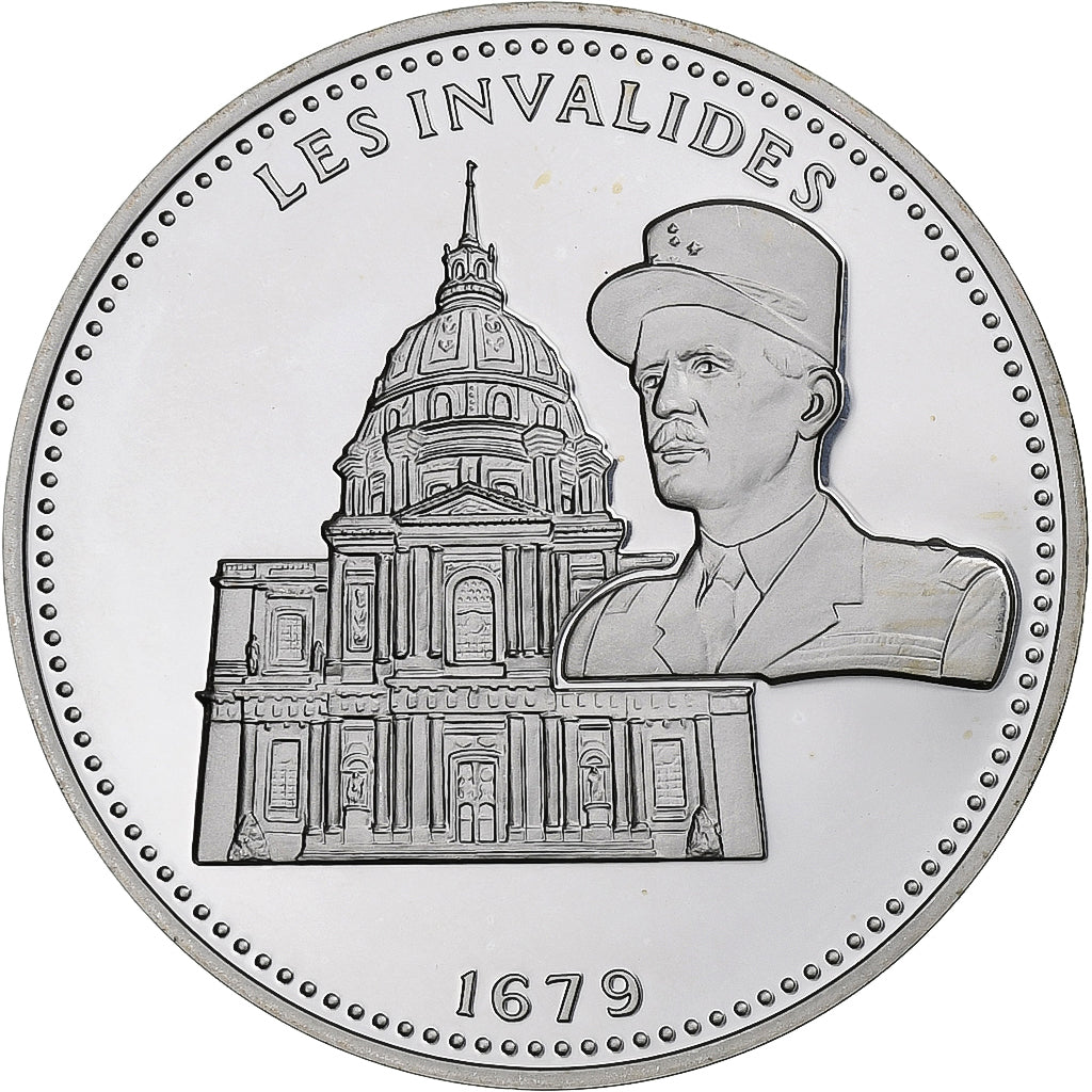 France, Medal, Les Joyaux de Paris, Les Invalides, Silver, MS(64)