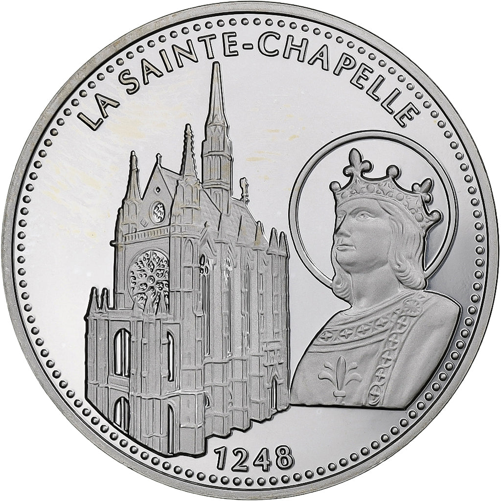 France, Médaille, Les Joyaux de Paris, La Sainte-Chapelle, Argent, SPL+