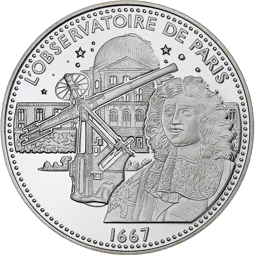 France, Medal, Les Joyaux de Paris, L'Observatoire de Paris, Silver, MS(64)