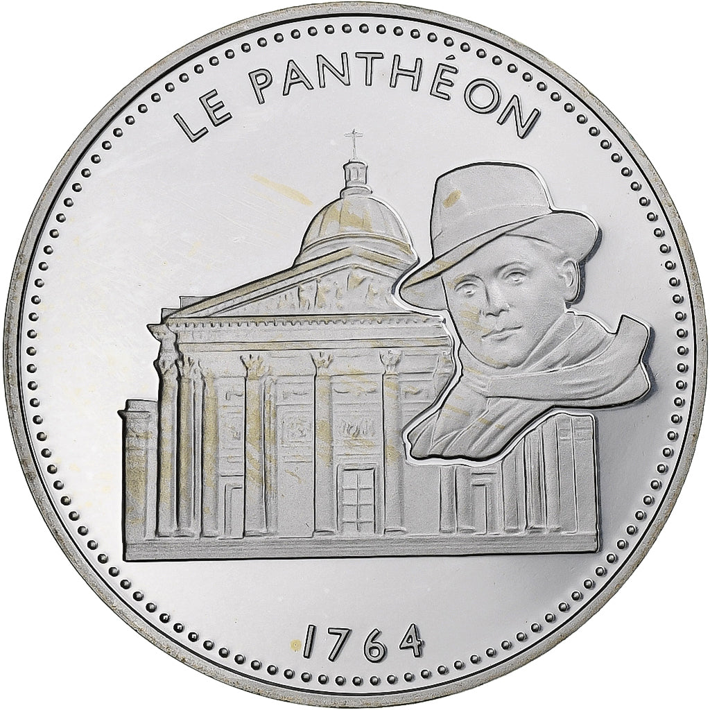 France, Medal, Les Joyaux de Paris, Le Panthéon, Silver, MS(64)