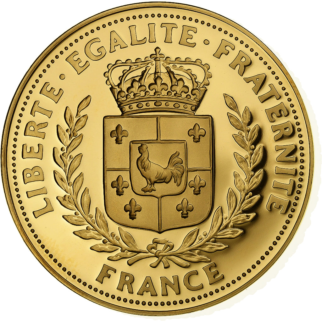 Francja, medal, Victor Hugo, Stop miedzi, MS(65-70)