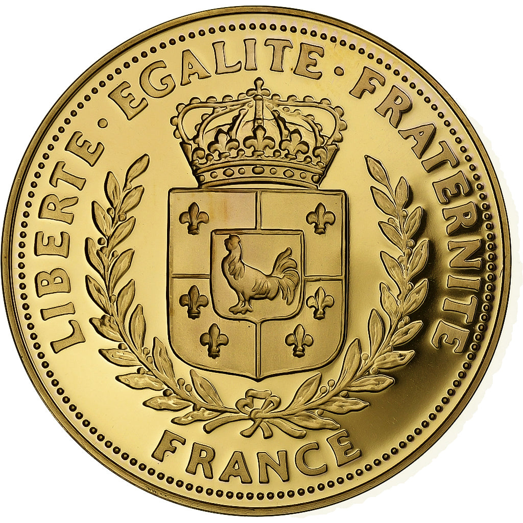France, Medal, Musique, Claude Debussy, Copper Gilt, MS(65-70)