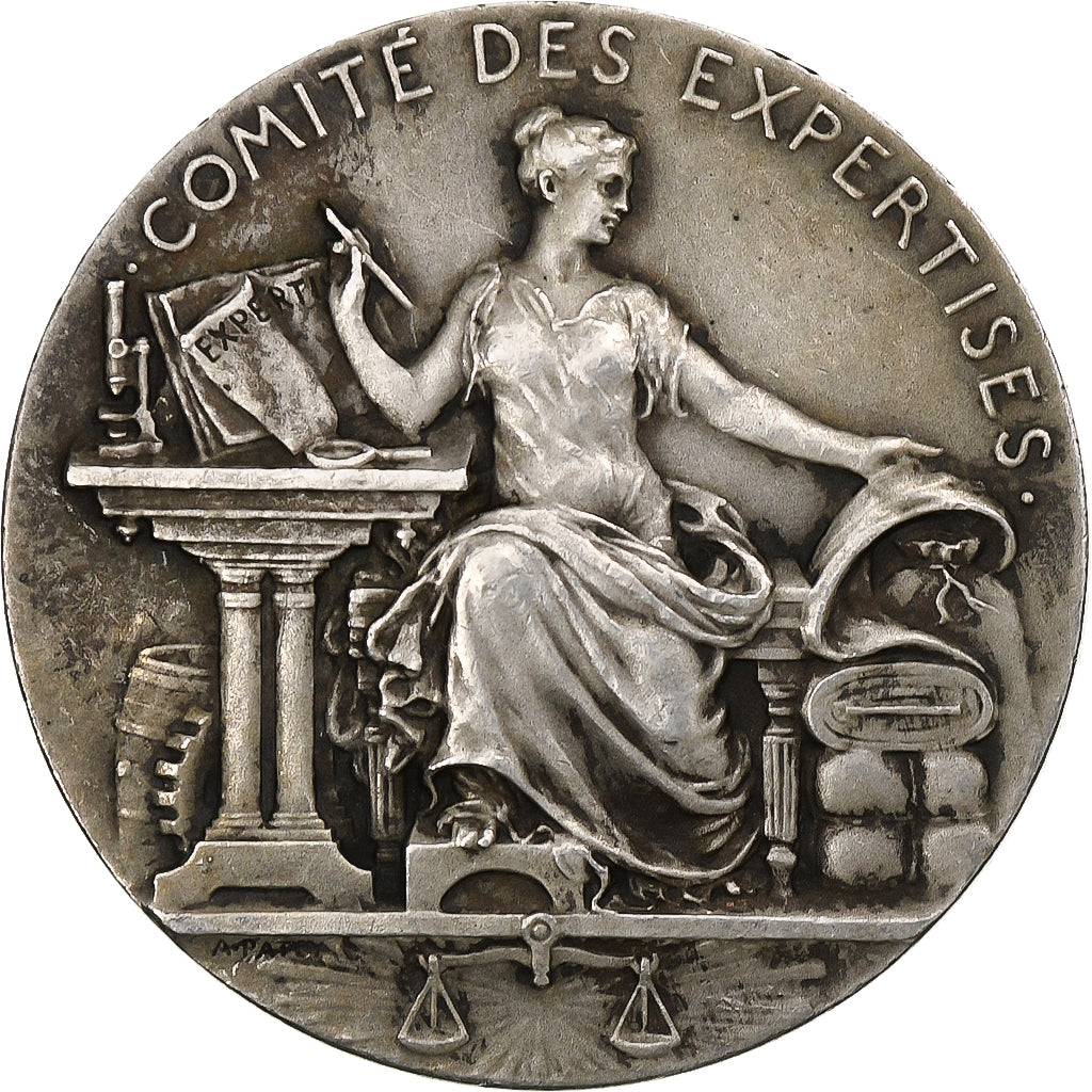 France, Medal, Ministère du Commerce et de l'Industrie, Comité des expertises