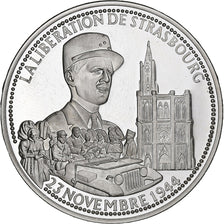 France, Medal, La Libération de Strasbourg, Silver, MS(64)
