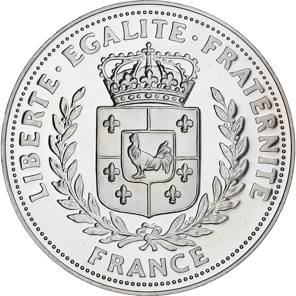 France, Medal, Nouveau Franc De Gaulle, Silver, MS(64)