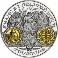 France, Medal, 2000 Ans d'Histoire Monétaire, Franc à Cheval, Silver, MS(64)
