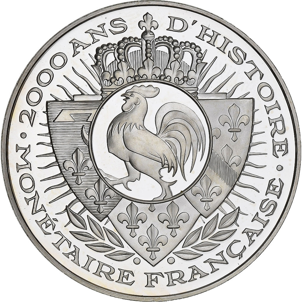 France, Medal, Histoire Monétaire, 20 Francs Marianne, Silver, MS(64)