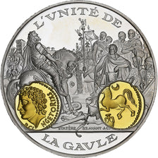 France, Medal, 2000 Ans d'Histoire Monétaire, La Gaule, Vercingétorix, Silver