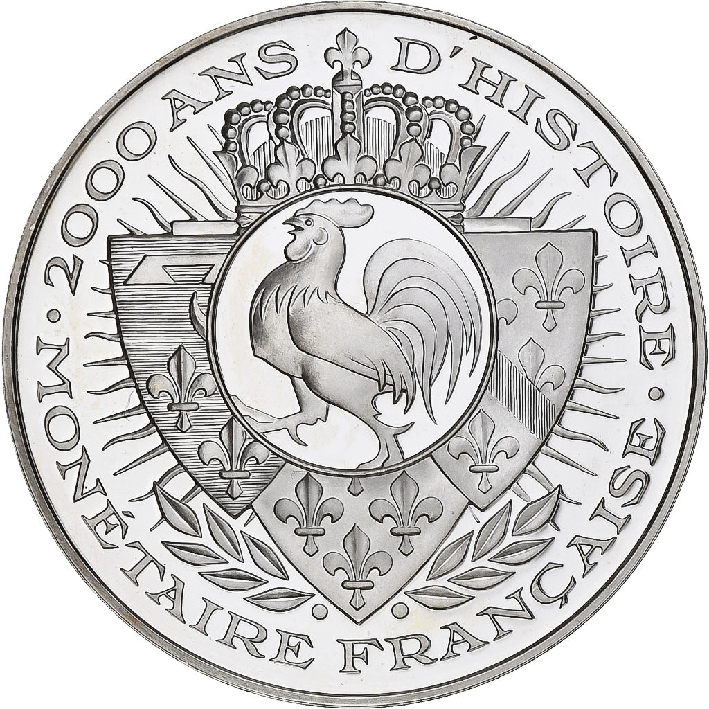 France, Medal, Histoire Monétaire, Henri II, Piéfort, Silver, MS(64)