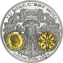 France, Medal, 2000 Ans d'Histoire Monétaire, Louis d'Or, Silver, MS(64)