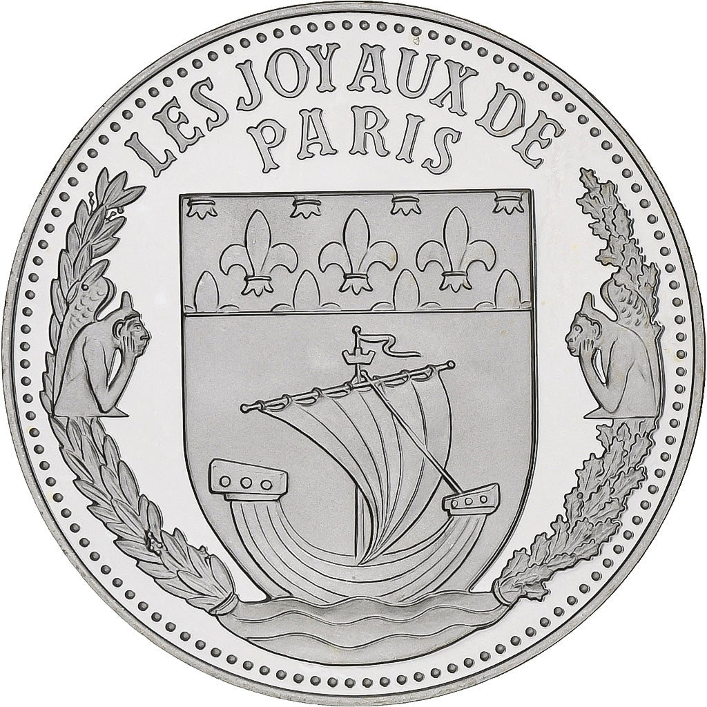 France, Medal, Les Joyaux de Paris, Le Palais de Chaillot, Silver, MS(65-70)