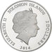 Solomon Islands, Elizabeth II, 2 Dollars, Alice in Wonderland, 2014, Proof