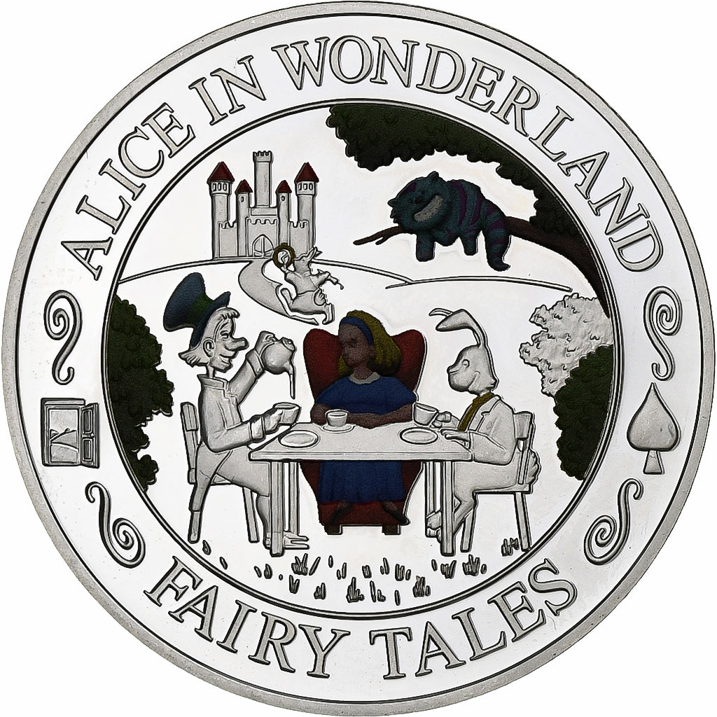Solomon Islands, Elizabeth II, 2 Dollars, Alice in Wonderland, 2014, Proof