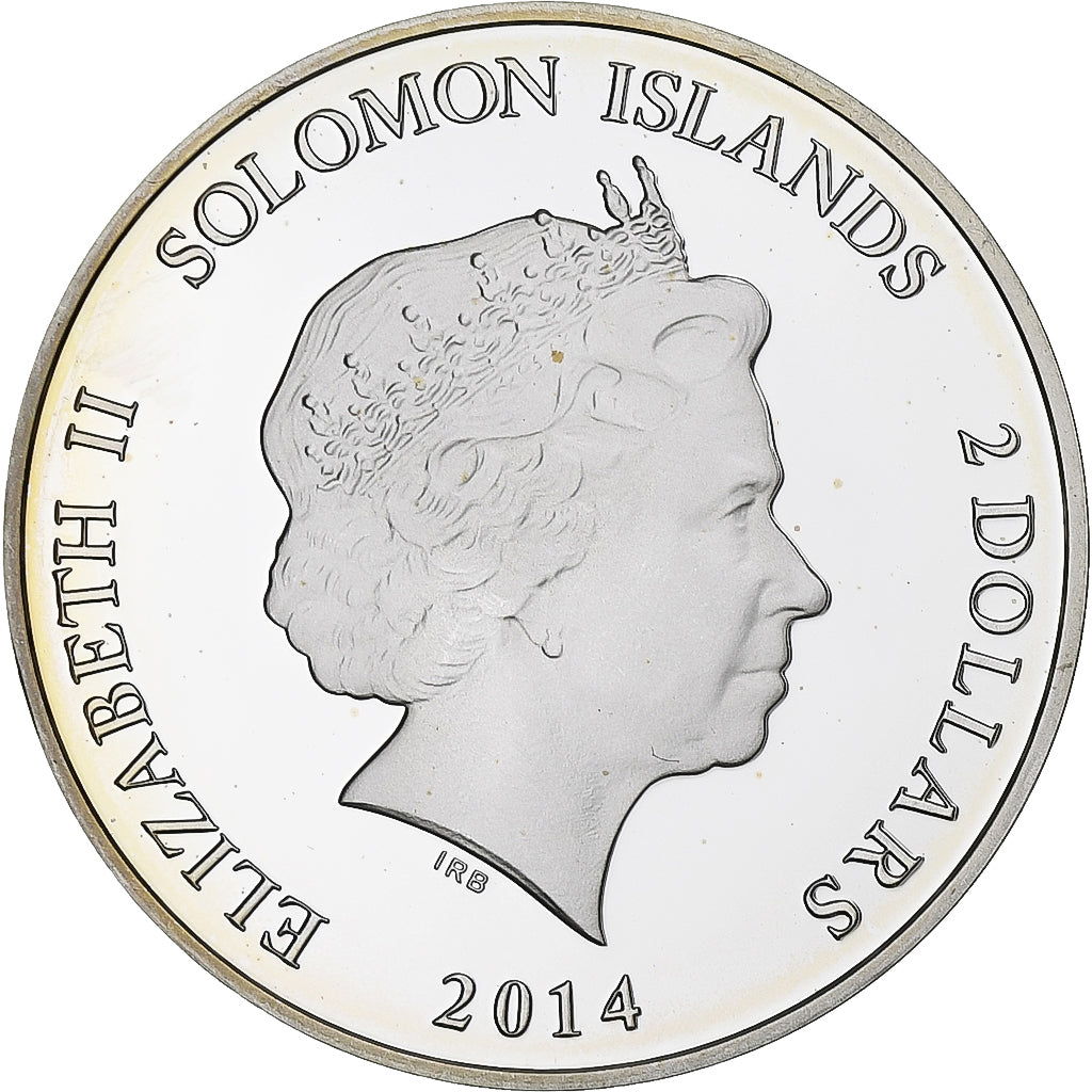 Solomon Islands, Elizabeth II, 2 Dollars, Trois Noisettes pour Cendrillon, 2014