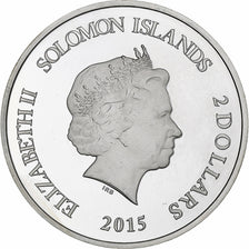 Solomon Islands, Elizabeth II, 2 Dollars, Le Chat Botté, 2015, Proof, Silver