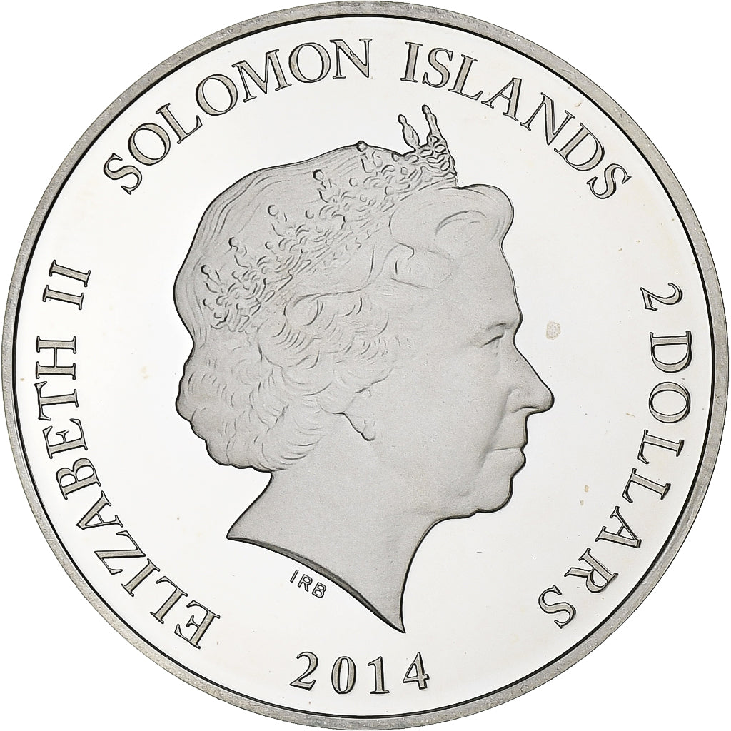 Solomon Islands, Elizabeth II, 2 Dollars, Trois Noisettes pour Cendrillon, 2014