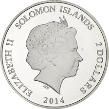 Solomon Islands, Elizabeth II, 2 Dollars, Trois Noisettes pour Cendrillon, 2014
