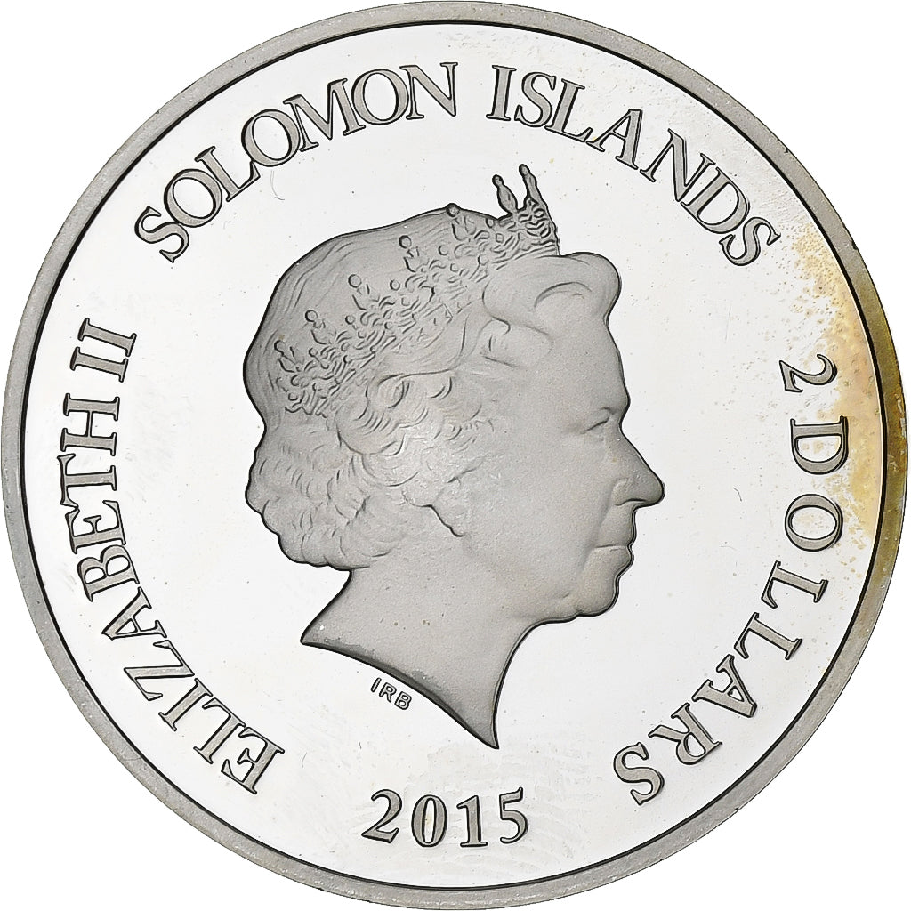 Salomoneilanden, Elizabeth II, 2 Dollars, La Princesse au Petit Pois, 2015