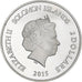Îles Salomon, Elizabeth II, 2 Dollars, La Belle et la Bête, 2015, BE, Argent