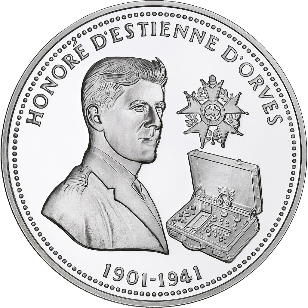 France, Medal, Honoré D'Estienne d'Overs, Silver, MS(65-70)