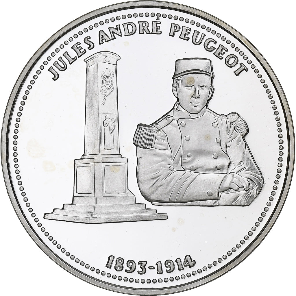 France, Médaille, Centenaire Première Guerre Mondiale, Jules-André Peugeot