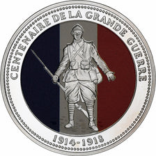 France, Medal, Centenaire de la Première Guerre Mondiale, Silver, MS(65-70)