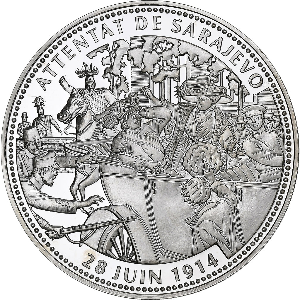 France, Médaille, Centenaire Première Guerre Mondiale, Attentat de Sarajevo