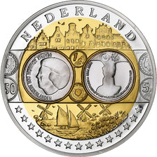 Netherlands, Medal, L'Europe, Reine Béatrix, Silver, MS(64)
