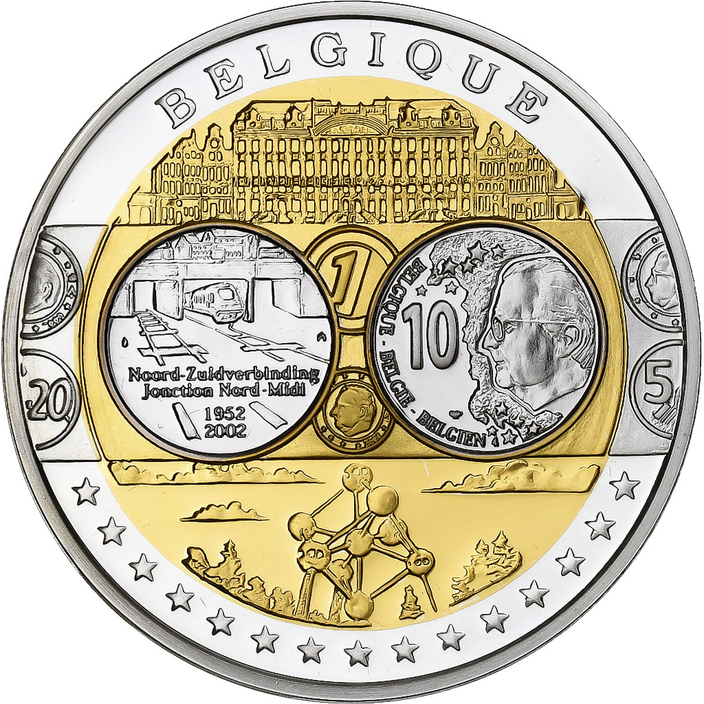 Belgium, Medal, L'Europe, Belgique, Silver, MS(65-70)
