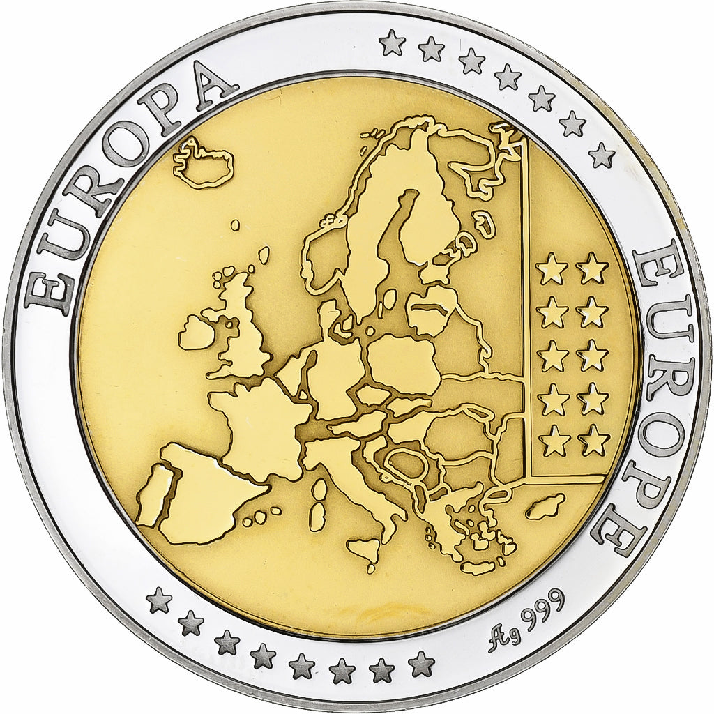 Belgium, Medal, L'Europe, Belgique, Silver, MS(65-70)