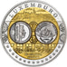 Luxemburgo, medalha, Euro, Europa, Prata, FDC, MS(65-70)