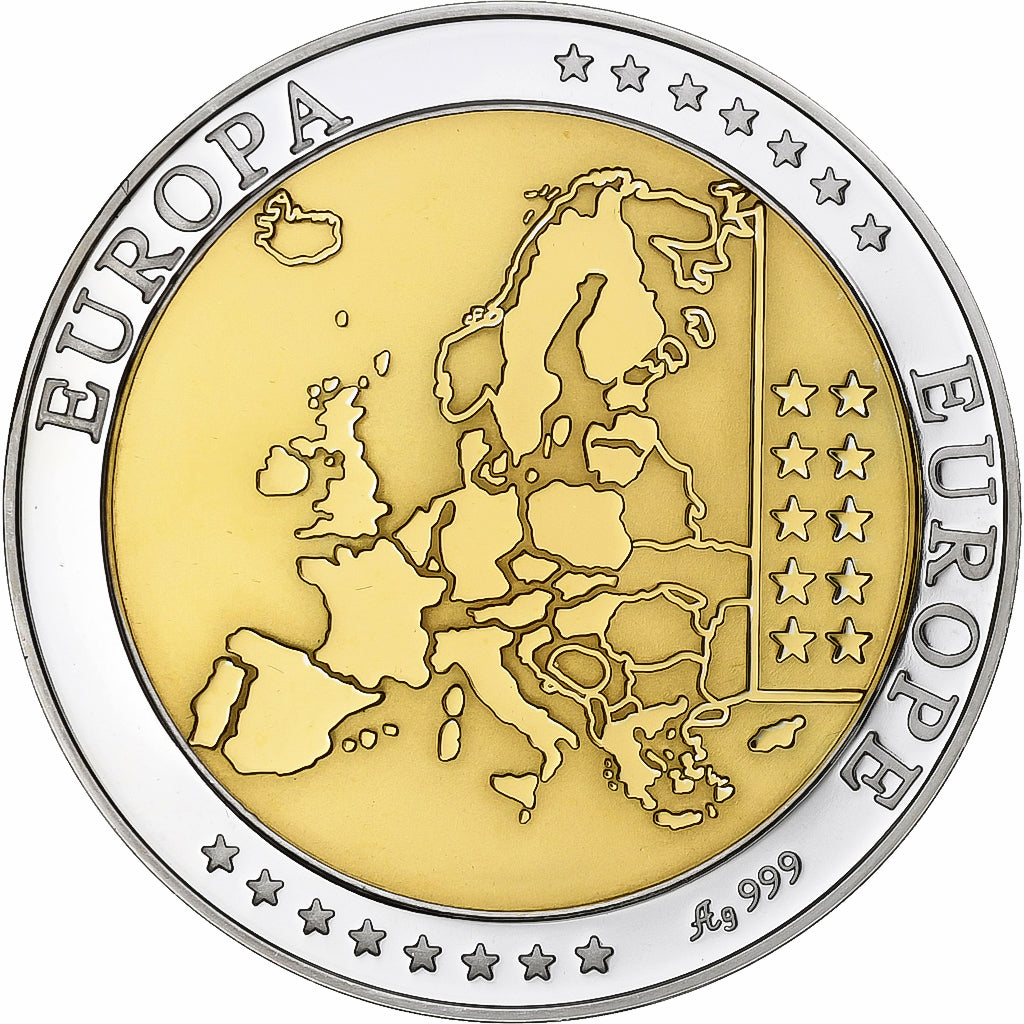 Germany, Medal, Euro, Europa, Silver, MS(65-70)