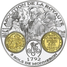 France, Médaille, Histoire Monétaire, Abolition de la Royauté, Argent, FDC