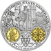France, Medal, Petit Royal Assis 1290, Silver, MS(65-70)