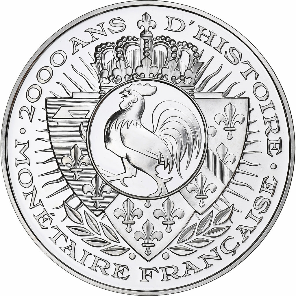 France, Medal, Petit Royal Assis 1290, Silver, MS(65-70)