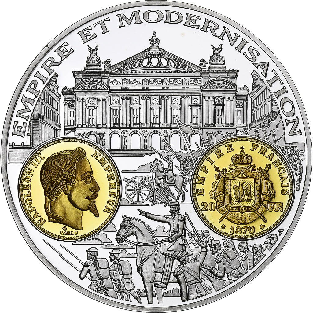 Francia, medaglia, 2000 Ans d'Histoire Monétaire, 20 Francs Napoléon III