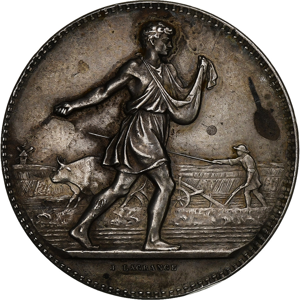 France, Medal, Comice Agricole de Rouen, Silver, Lagrange, AU(50-53)