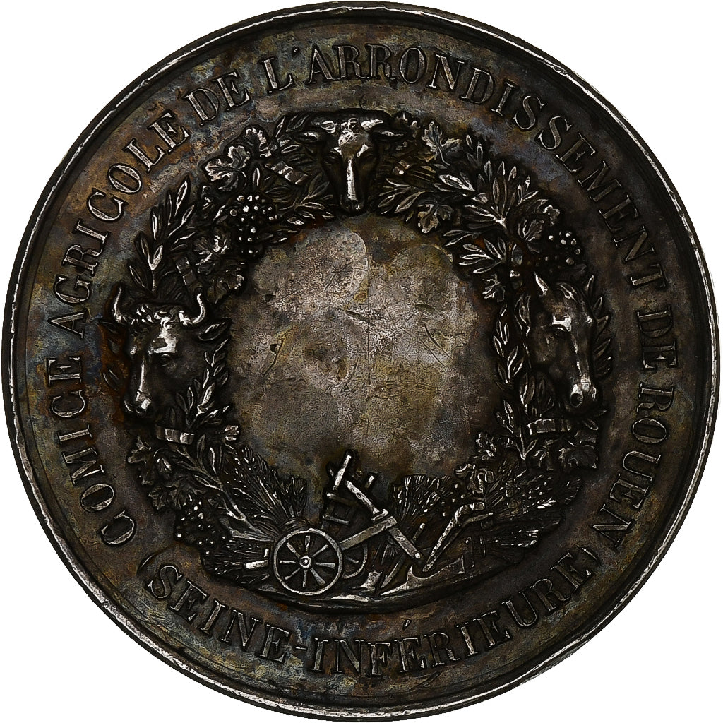 France, Medal, Comice Agricole de Rouen, Silver, Lagrange, AU(50-53)