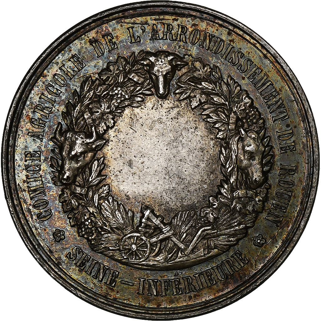 France, Medal, Comice Agricole de Rouen, Silver, Lagrange, AU(50-53)