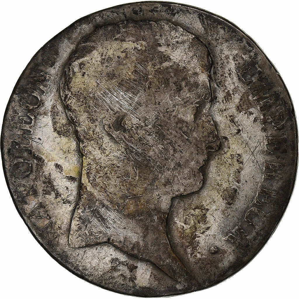 Moneda, Francia, Napoléon I, 5 Francs, AN 13, Toulouse, BC, Plata, KM:662.10