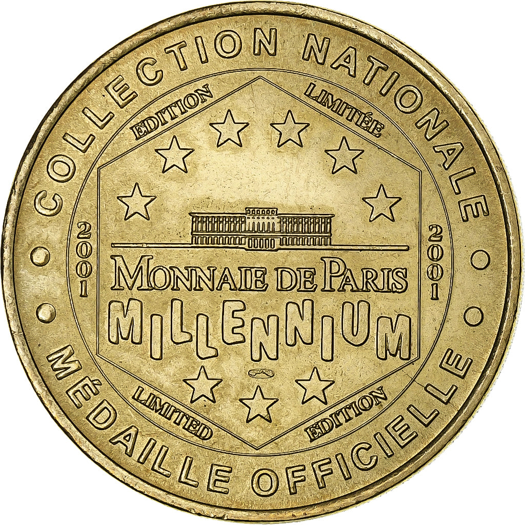 Frankreich, betaalpenning, Avignon - Palais des Papes n°2, 2001, Copper-nickel