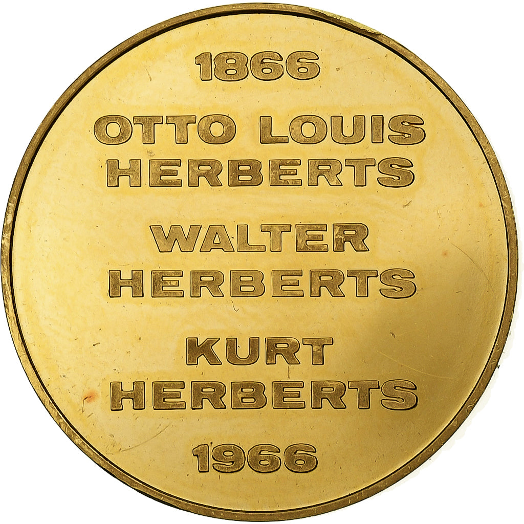 Germany, Medal, Docteur Kurt Herberts, 1966, Gold, MS(60-62)