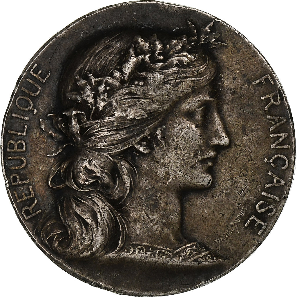 France, Medal, Ministère de la Marine, Régates, 1904, Silver, Dupuis.D