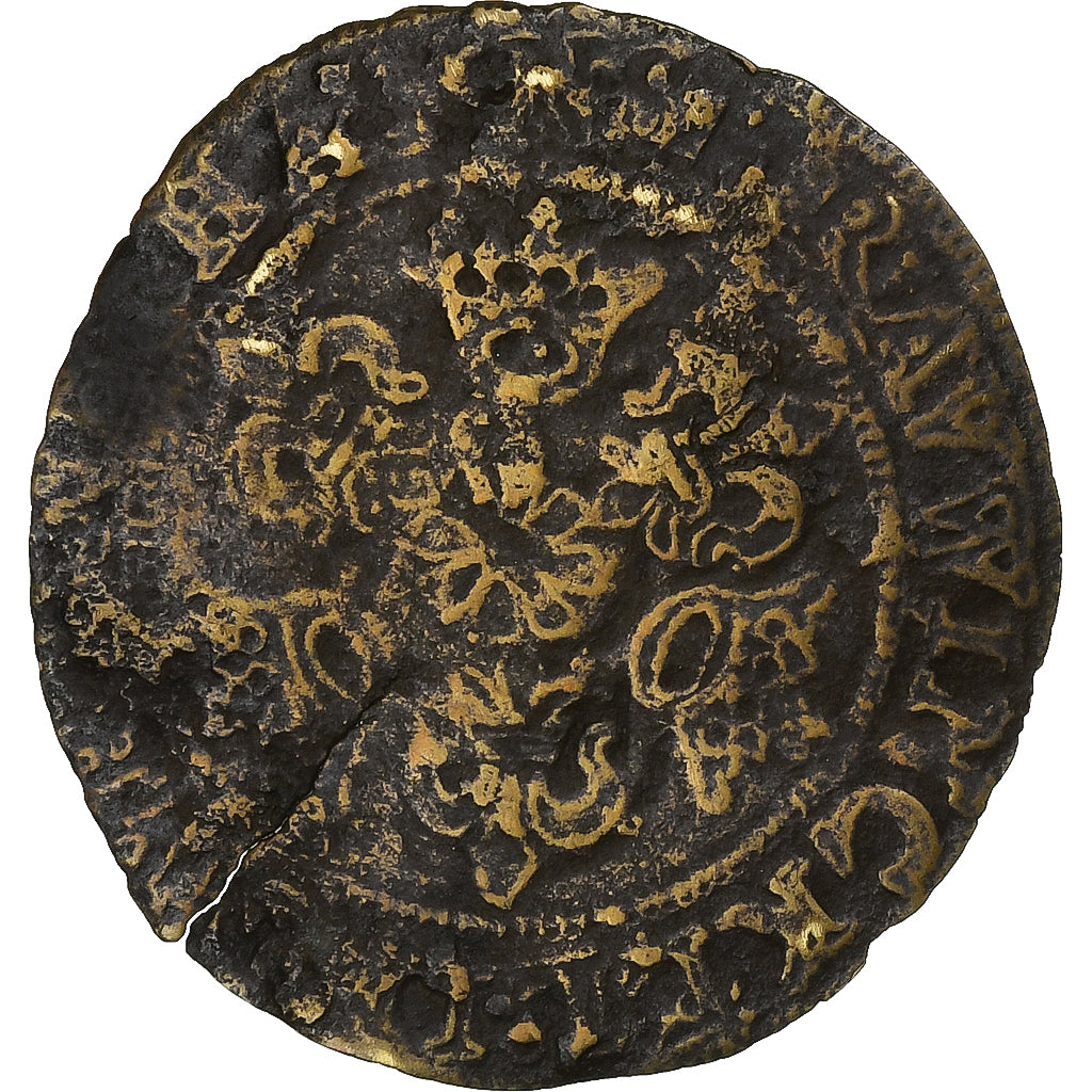 France, Token, Jeton de Compte à la Rose, Hans Krauwinckel, Nuremberg, Brass