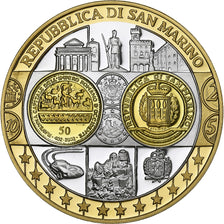 San Marino, Medal, L'Europe, République de San Marin, Silver, FDC, MS(65-70)