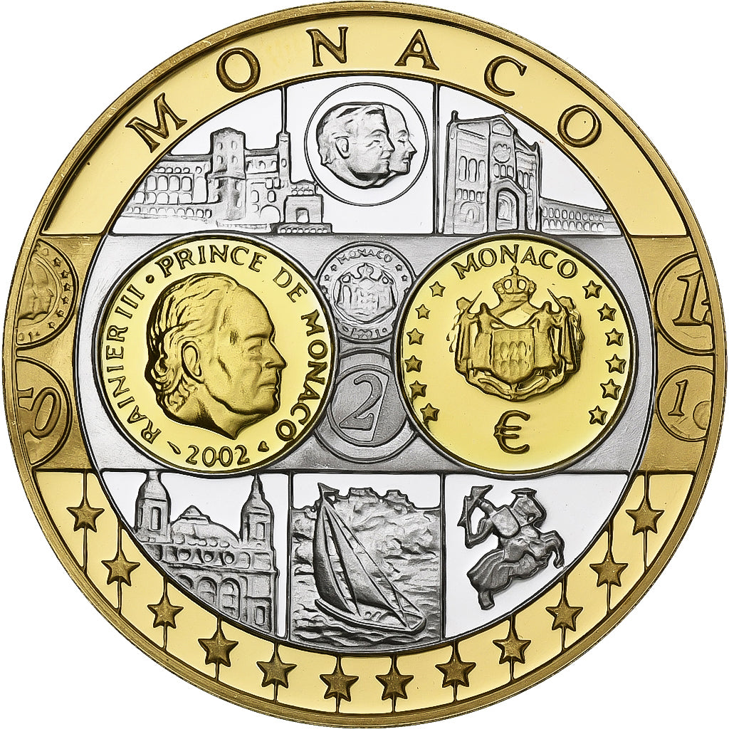 Monaco, Medal, L'Europe, Monaco, Silver, MS(65-70)